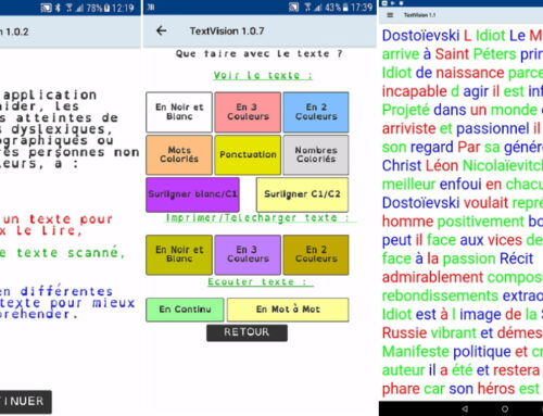 Connaissez-vous l’application d’aide à la lecture TextVision ?